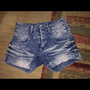 Rue 21 High Waisted Jean Shorts